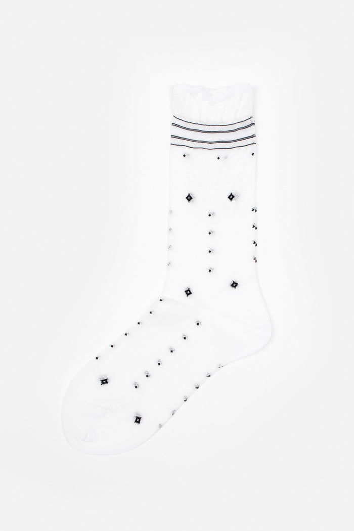 AM-821 Hand In Hand Socks White