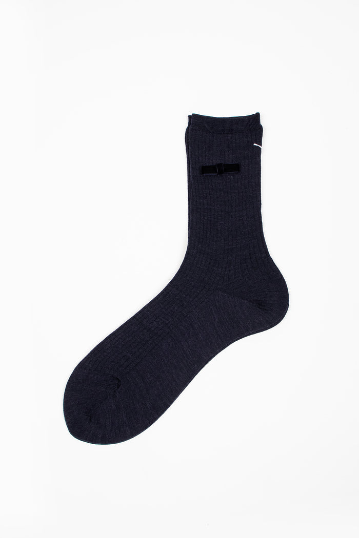 ANP-129 Ribbon Socks Navy