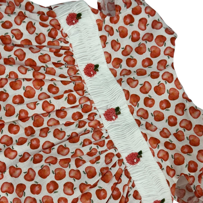 Apples Handsmocked Girl Dress