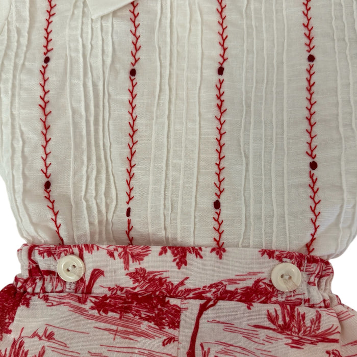 Arabella Toile Red Boy 2-PC set