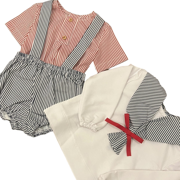 Bay Stripes Sailor Boy 2-Piece Set