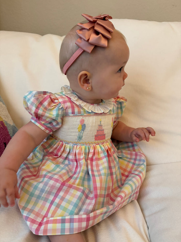 Birthday Rainbow Girl Dress
