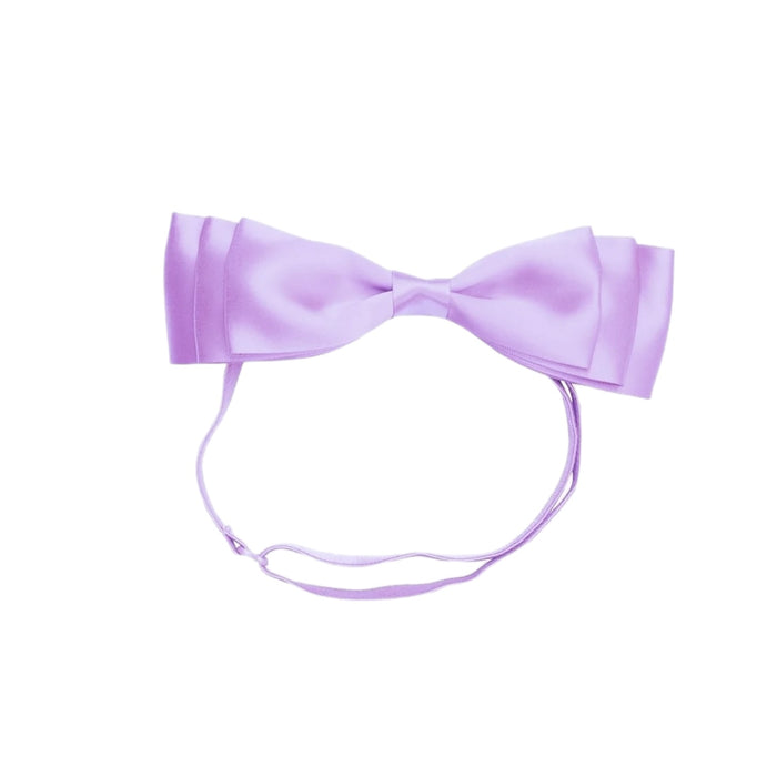Blair Bow Lavender/Lilac Satin Headband Wrap