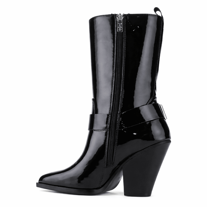 Botin Negro Mujer Casual Chalada Arizona Botines Taco Chalada