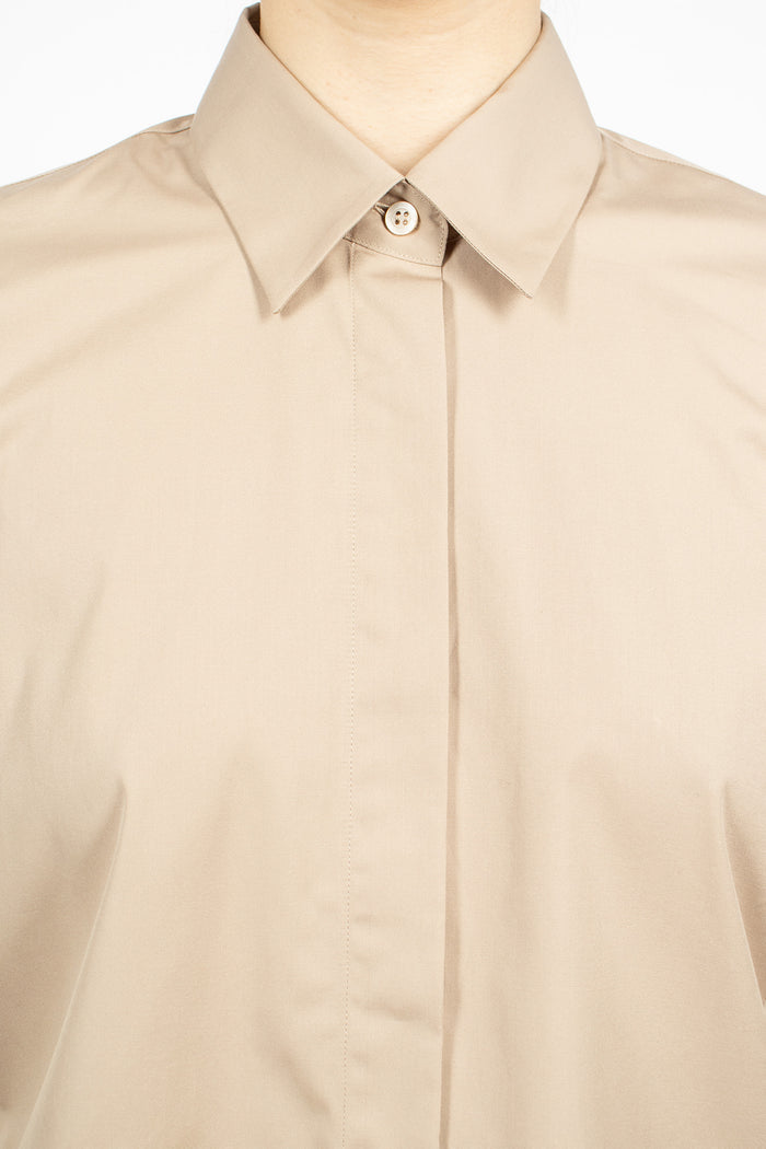Boxy Mini Shirt Sand