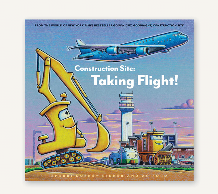 Construction Site Taking Flight Hardcover Book