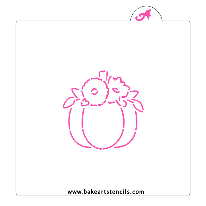 Floral Pumpkin Cutter/Stencil bakeartstencils