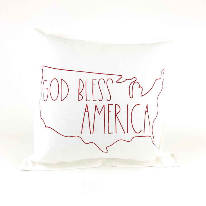 God Bless America Pillow