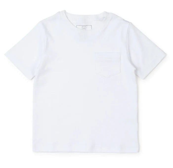 Lila and Hayes - Charles T-Shirt - White