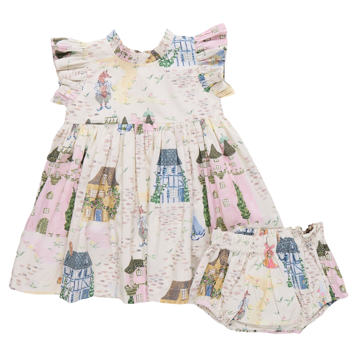 Pink Chicken - Jennifer Dress Set - Whimsical Castle