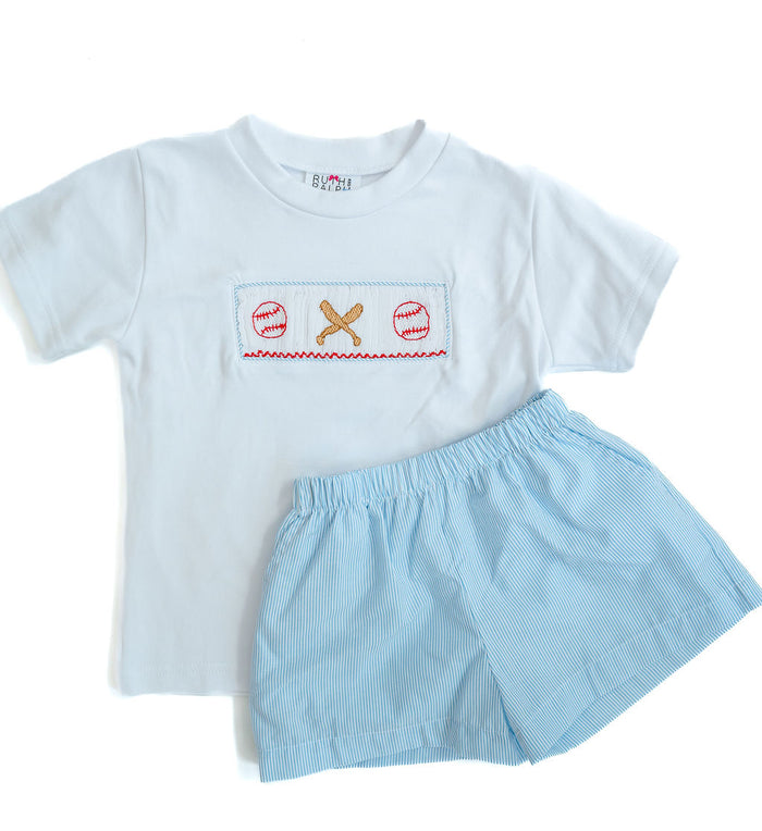 Ruth and Ralph - Beau Short Set - Baseball