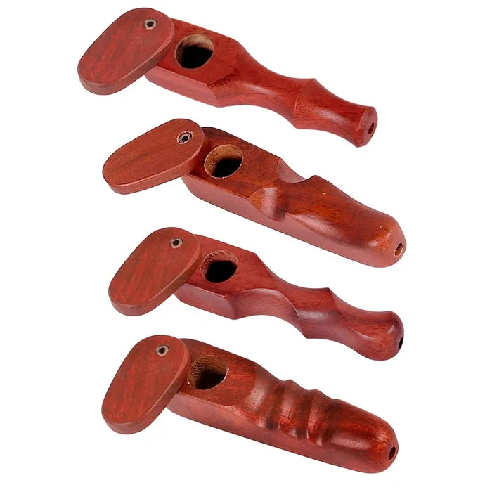 Swivel Lid Rosewood Hand Pipe
