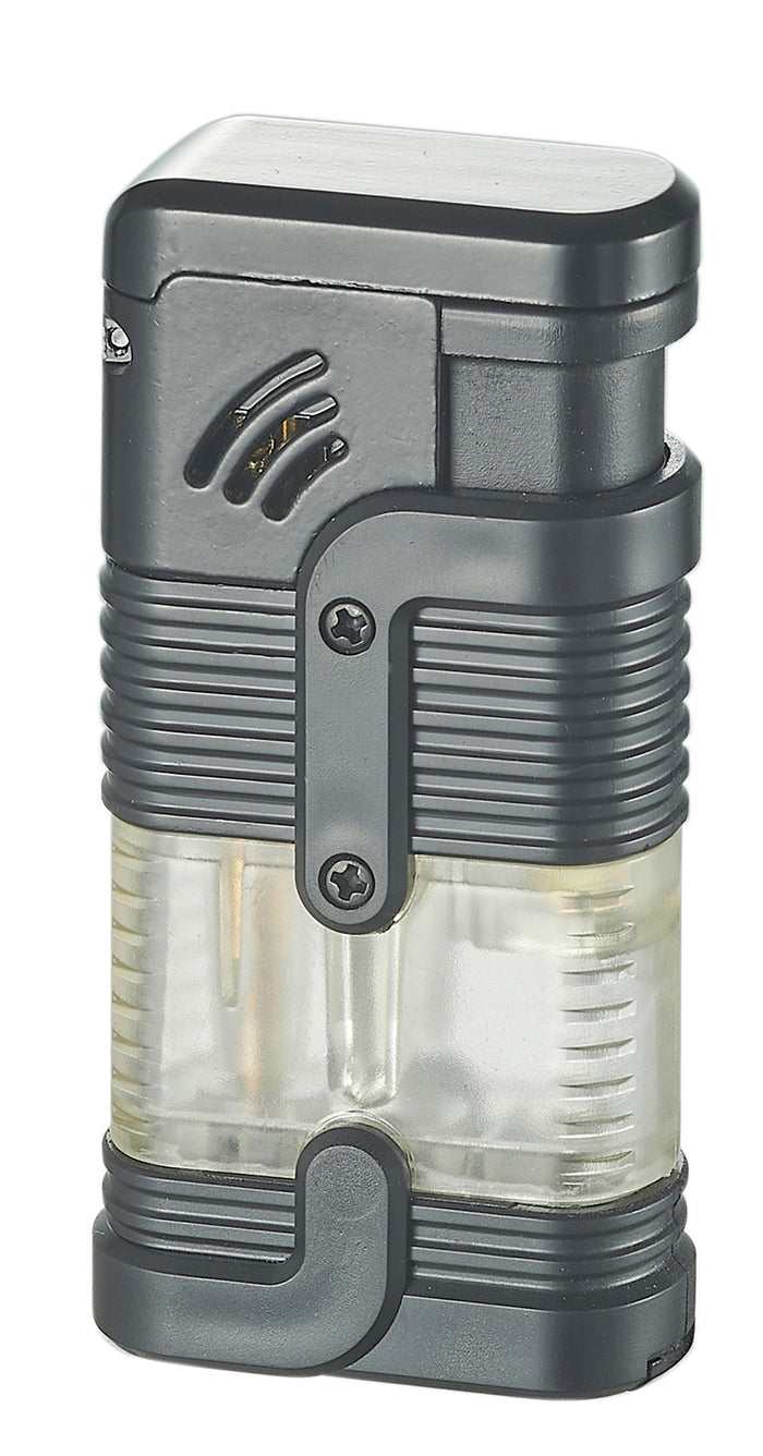 Visol Trijet Black Retail Prepack - 20 Cigar Lighters