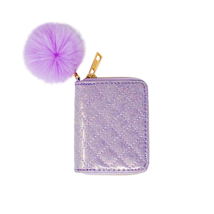 Wallet - Baby Purple Quilted Sparkle