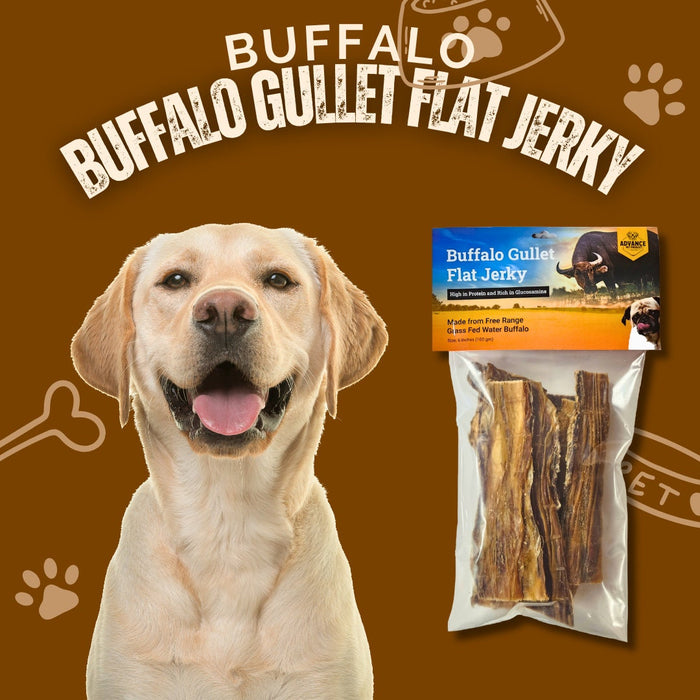 Water Buffalo Gullet Flat Jerky!