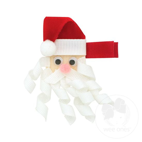 Wee Ones Hair Clip - Santa