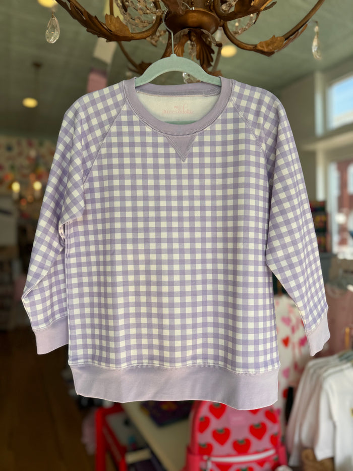 James and Lottie - Sidney Knit Sweatshirt - Lavender