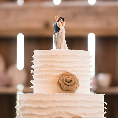 Bride and Groom Wedding Cake Topper