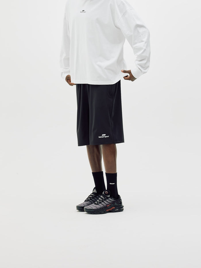 Active Long Shorts, Men - Black