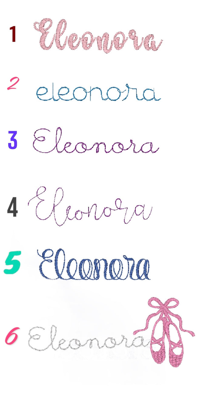 Add-on Embroidery Bows and Towels