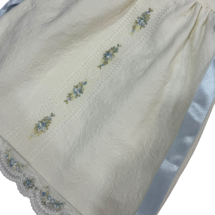 Aida Blue Floral Faldon Skirt