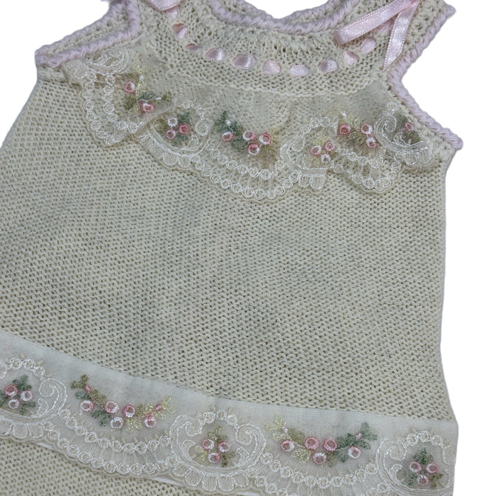 Aida Dress Rose Knitted 4-piece set