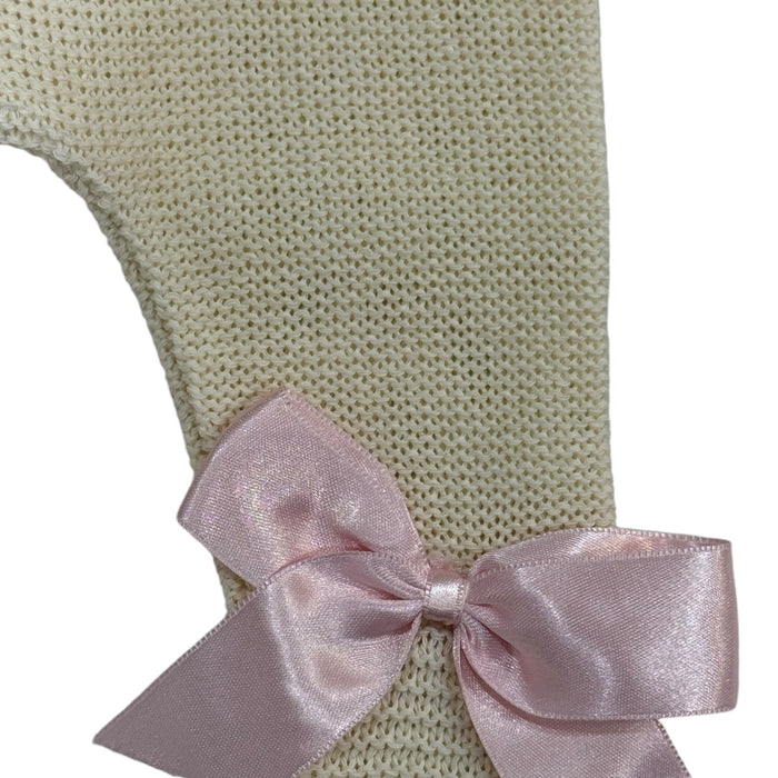Aida Knitted Beige/Pink Knitted Pants