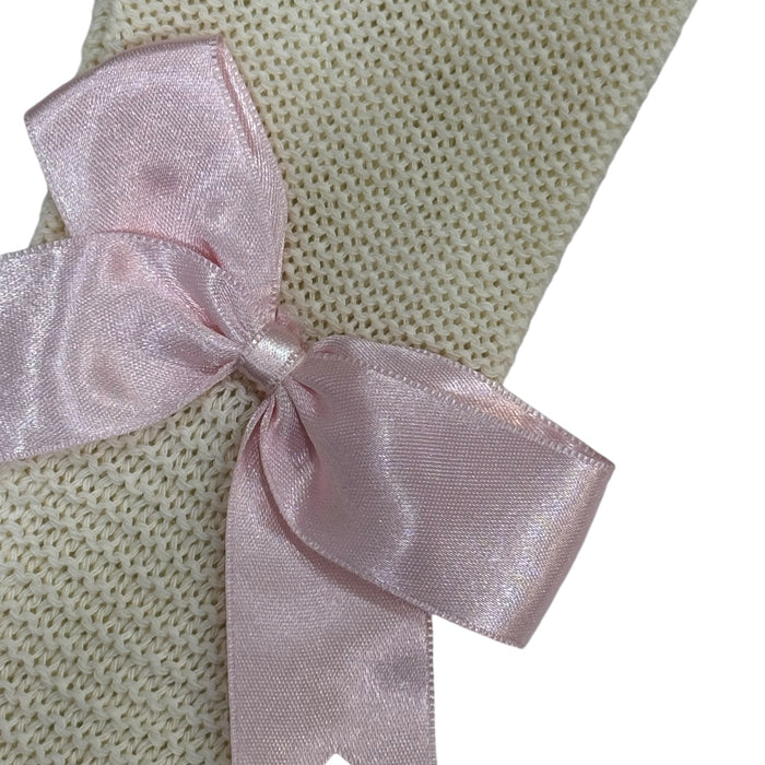 Aida Knitted Beige/Pink Knitted Pants