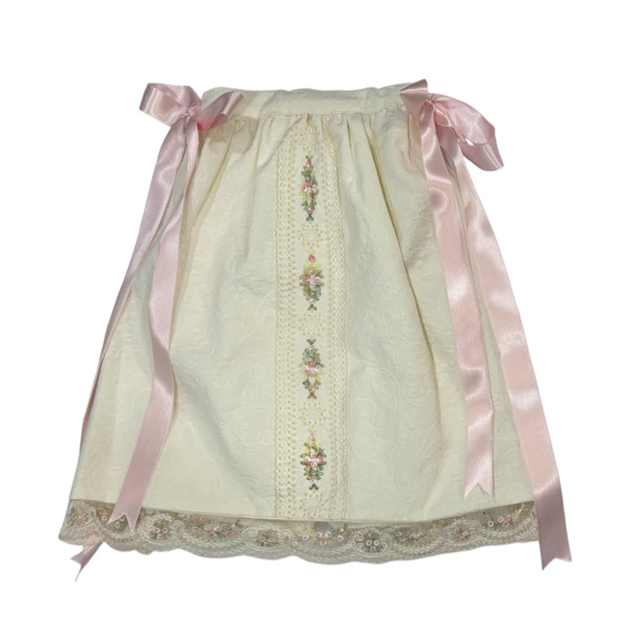 Aida Pink Floral Faldon Skirt