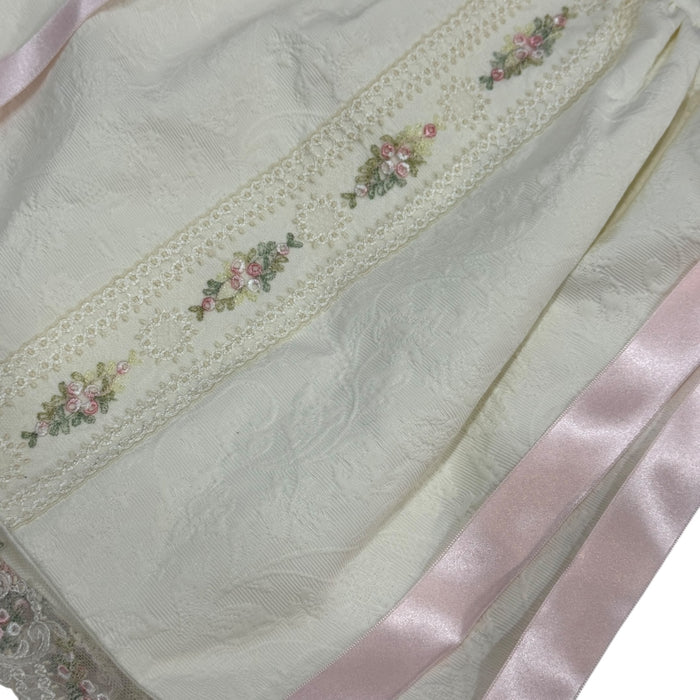 Aida Pink Floral Faldon Skirt