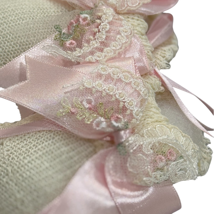Aida Rose Knitted Booties