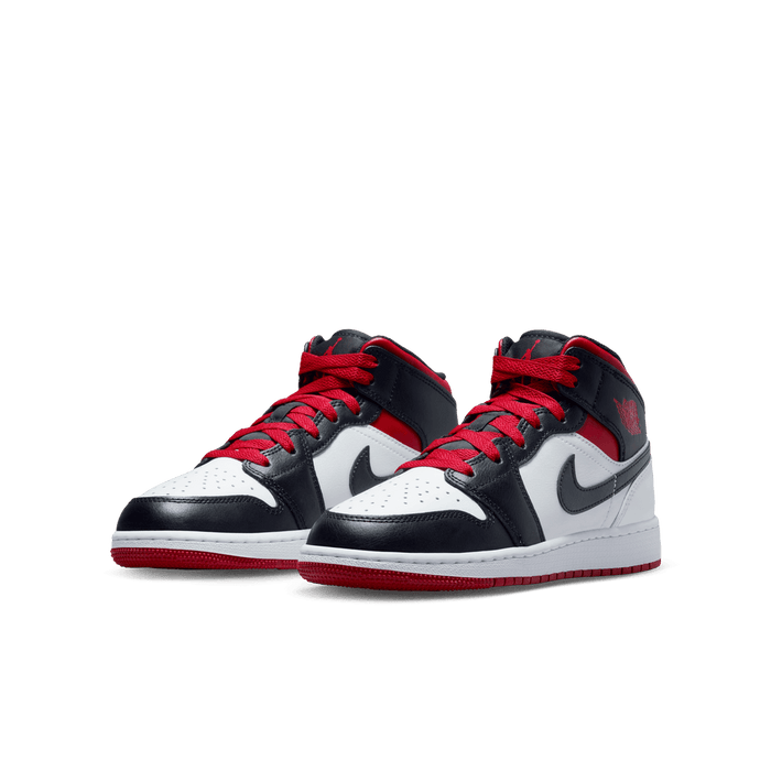 Air Jordan 1 Mid GS 'Gym Red Black Toe'