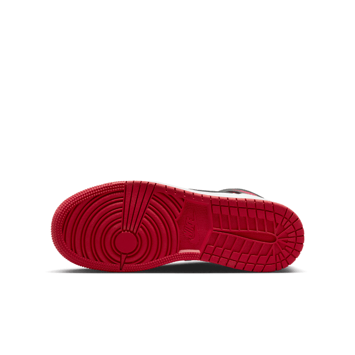 Air Jordan 1 Mid GS 'Gym Red Black Toe'