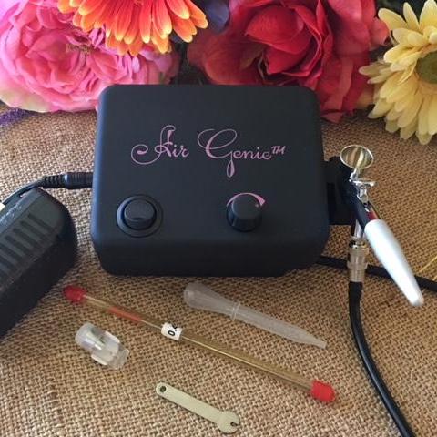 AirGenie Airbrush System, includes everything needed for decorating beautiful sugar cookies, cakes and desserts.