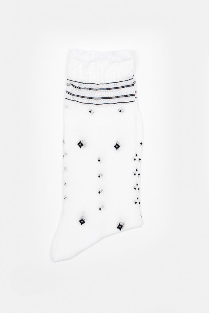 AM-821 Hand In Hand Socks White