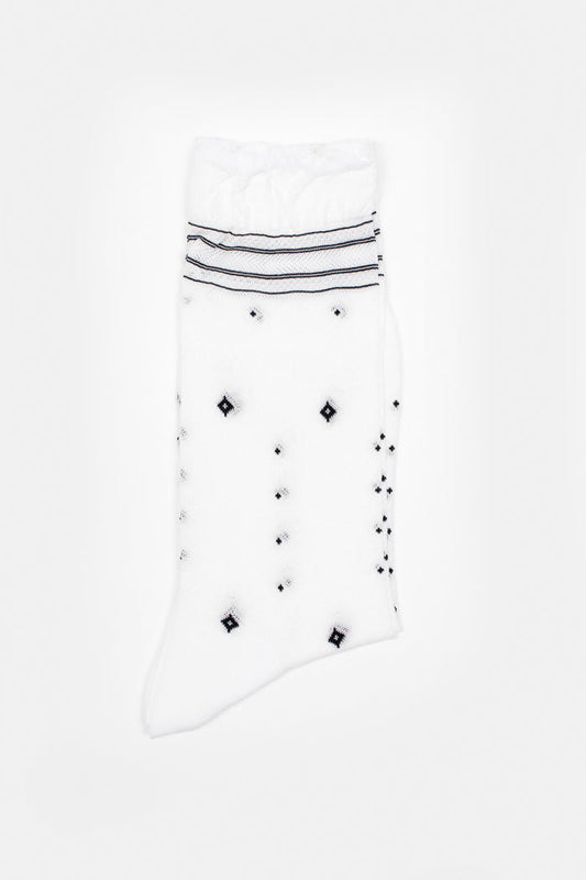 AM-821 Hand In Hand Socks White