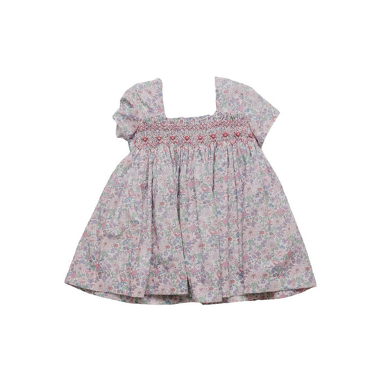 Amal Liberty Baby Girl Handsmocked Floral Dress