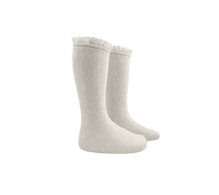 Anastasia Knee High Lace Socks