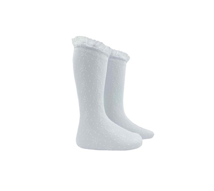 Anastasia Knee High Lace Socks