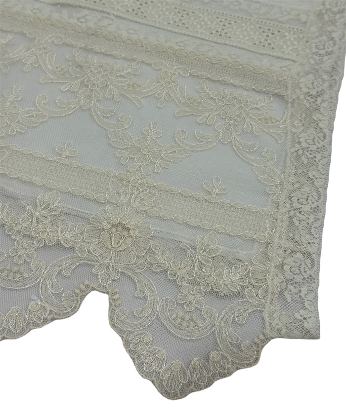 Andrea Ivory Lace Kerchief