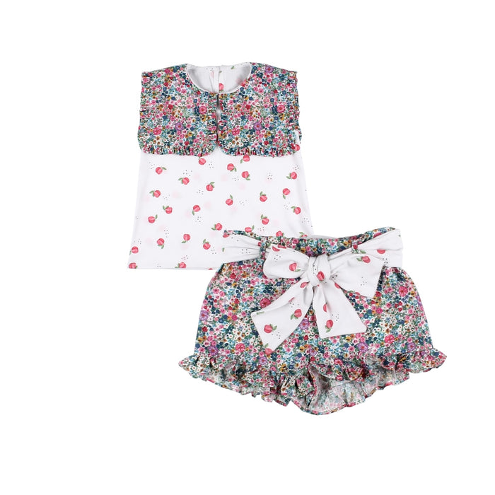 Andres Apples Girl 2-piece Shorts Set