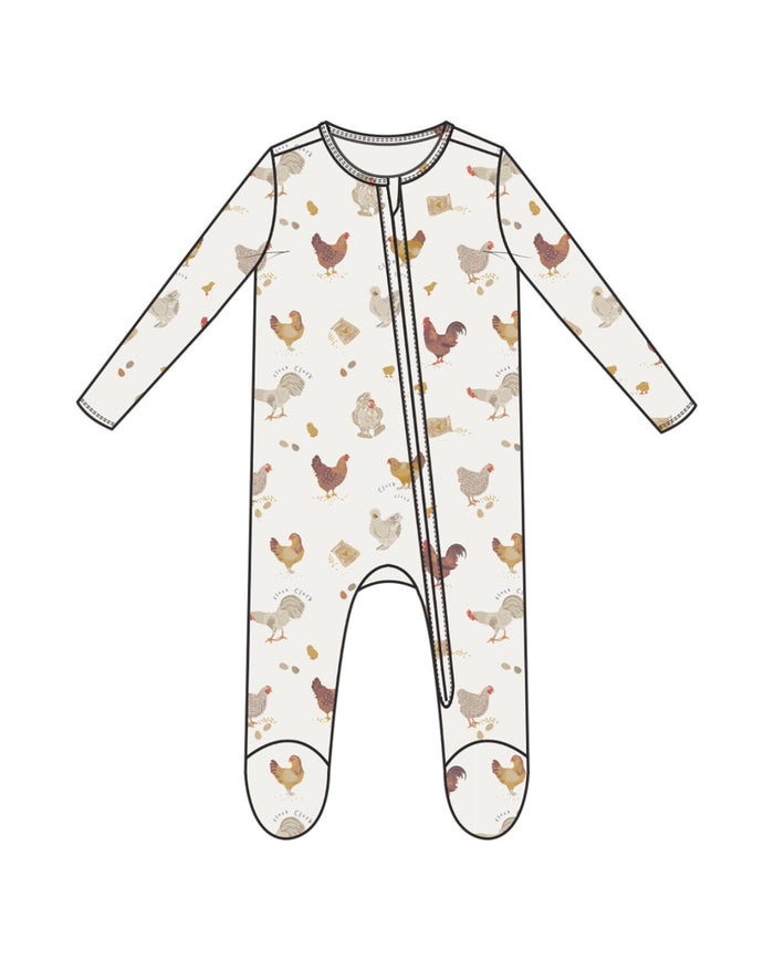 Angel Dear - 2 Way Zipper Footie - Collector Chickens