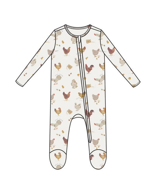 Angel Dear - 2 Way Zipper Footie - Collector Chickens