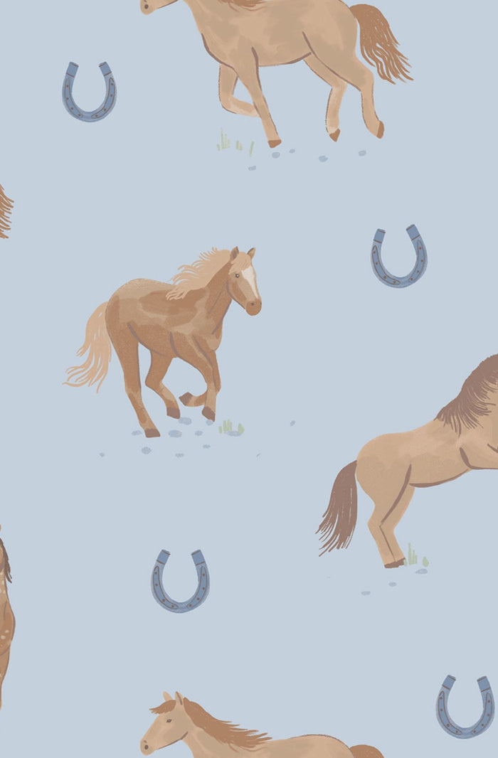 Angel Dear - Loungewear Set - Blue Horses