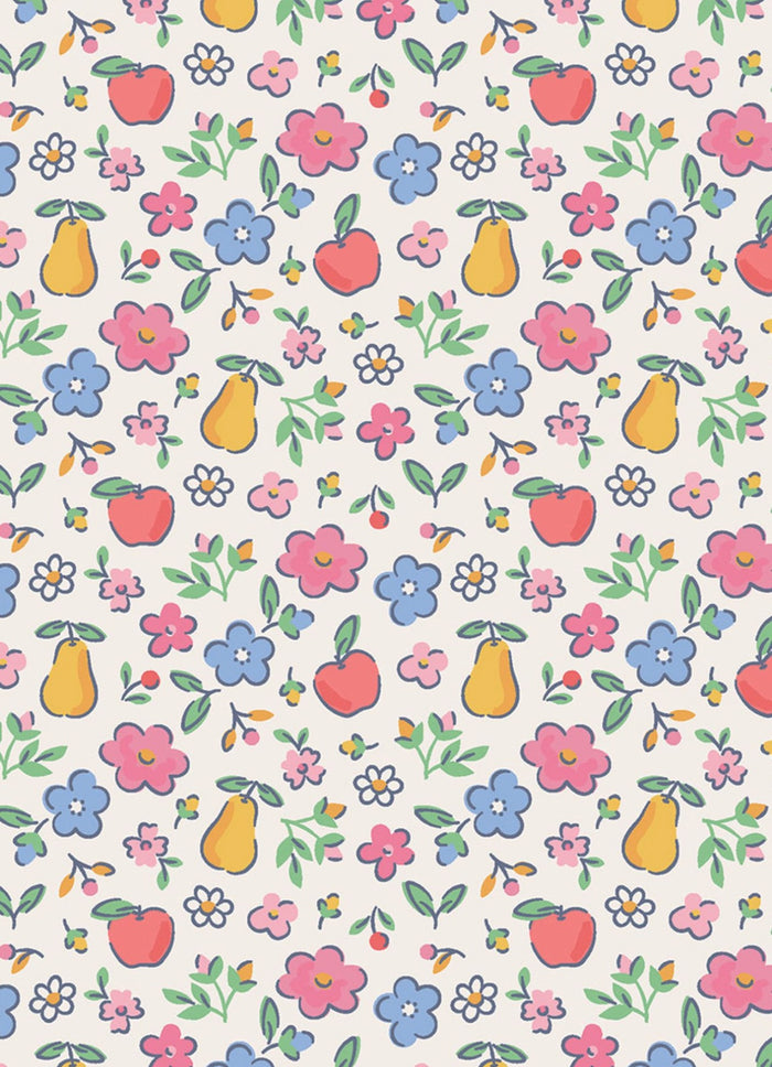 Angel Dear - Ruffle Bodysuit - Fall Fruit Floral