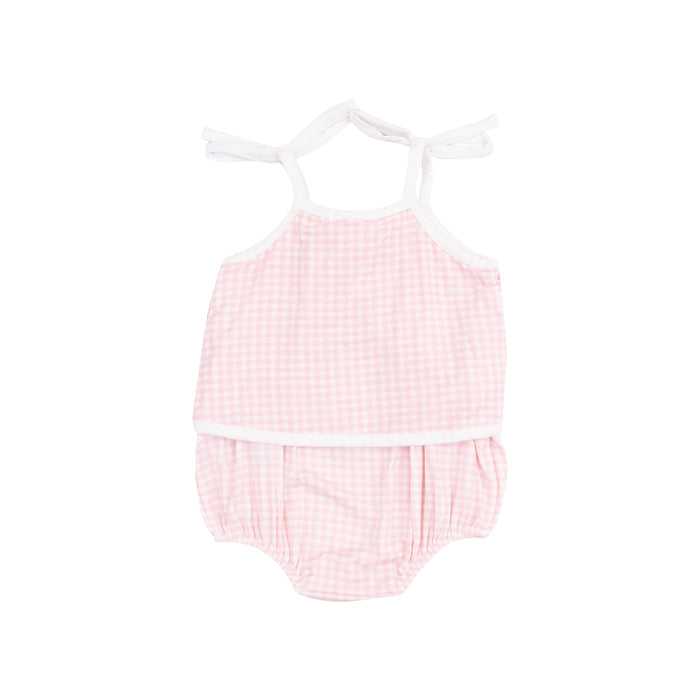 Angel Dear - Swing Front Bubble - Pink Gingham Flowers