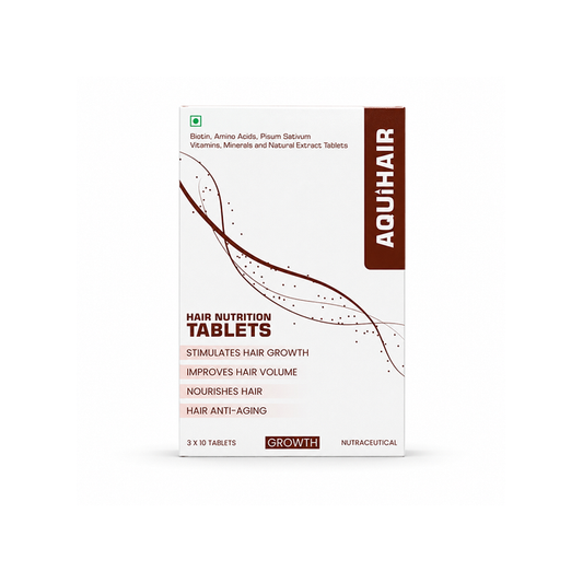 AQUIHAIR HAIR NUTRITION TABLETS, 3 x 10 tab