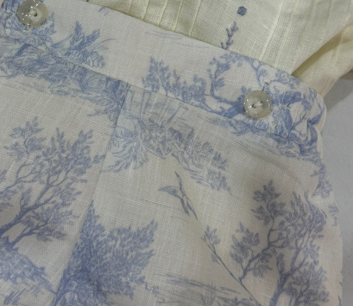 Arabella Toile Light Blue Boy 2-PC set