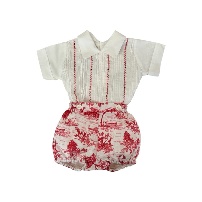 Arabella Toile Red Boy 2-PC set
