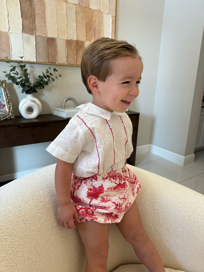 Arabella Toile Red Boy 2-PC set